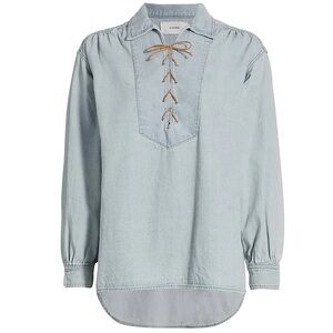 Xirena - Cooper Lace-up Chambray Tunic